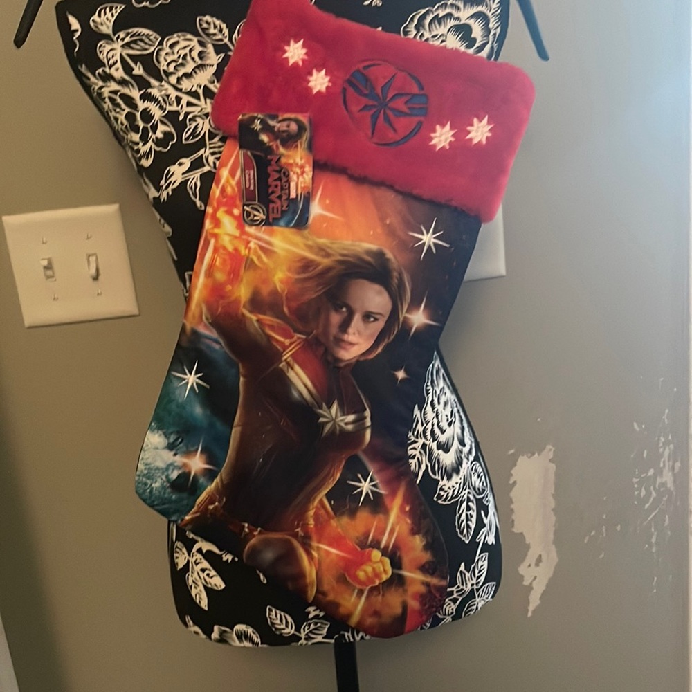 Captain Marvel Christmas Stocking
